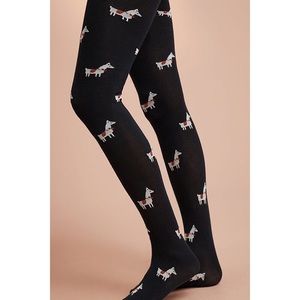 Anthropologie Hansel From Basel Llama tights